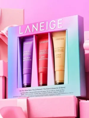 Laneige Lip Glowy Balm Trio Set – 10g × 3
